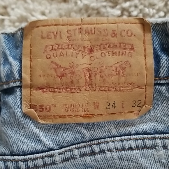 Levi's 550 zipper fly. Size W34 L23 - Picture 2 of 8
